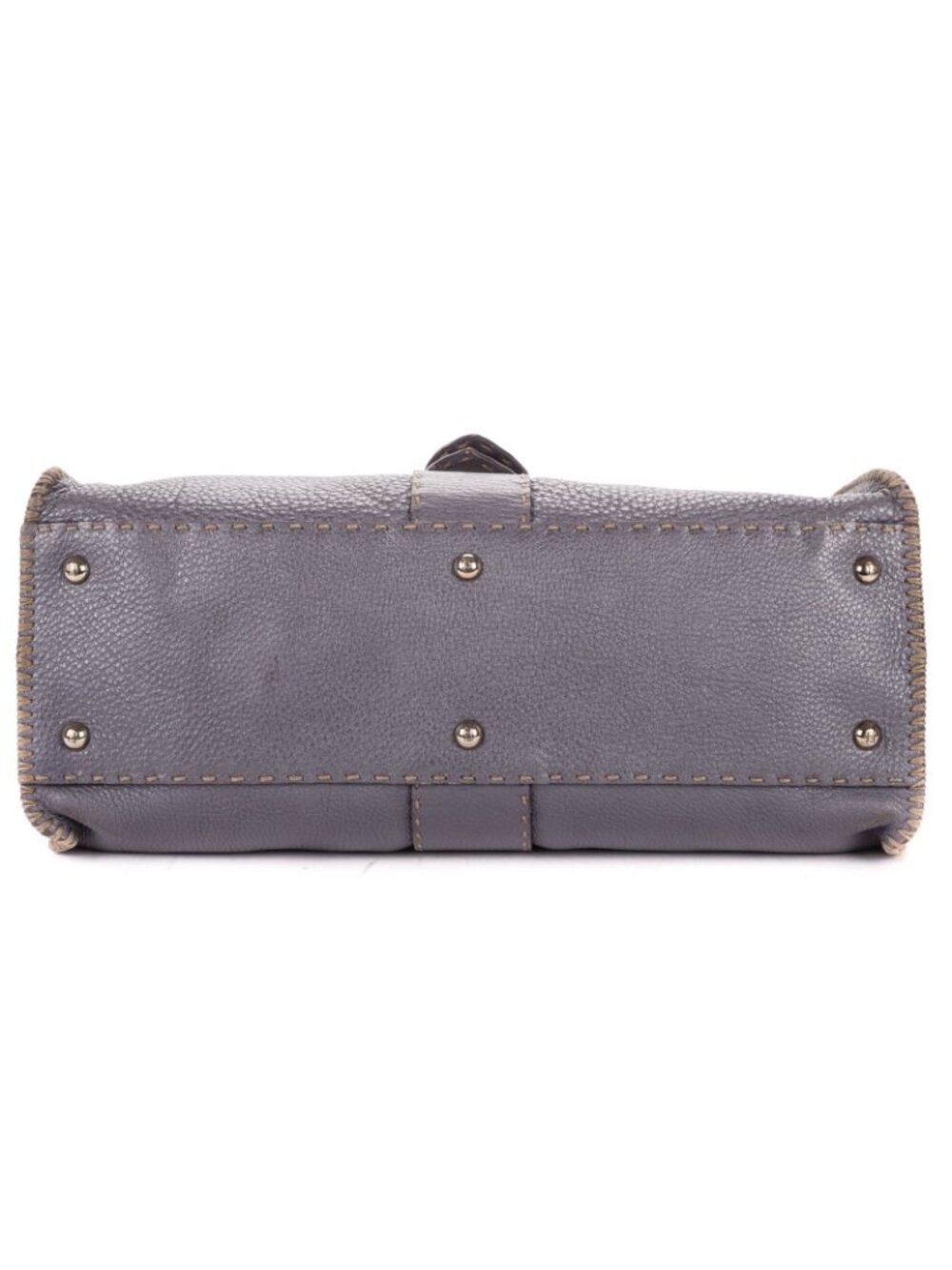 Fendi by the Way Top Handle Purple Grain Calf Leather - Picture 6 of 11